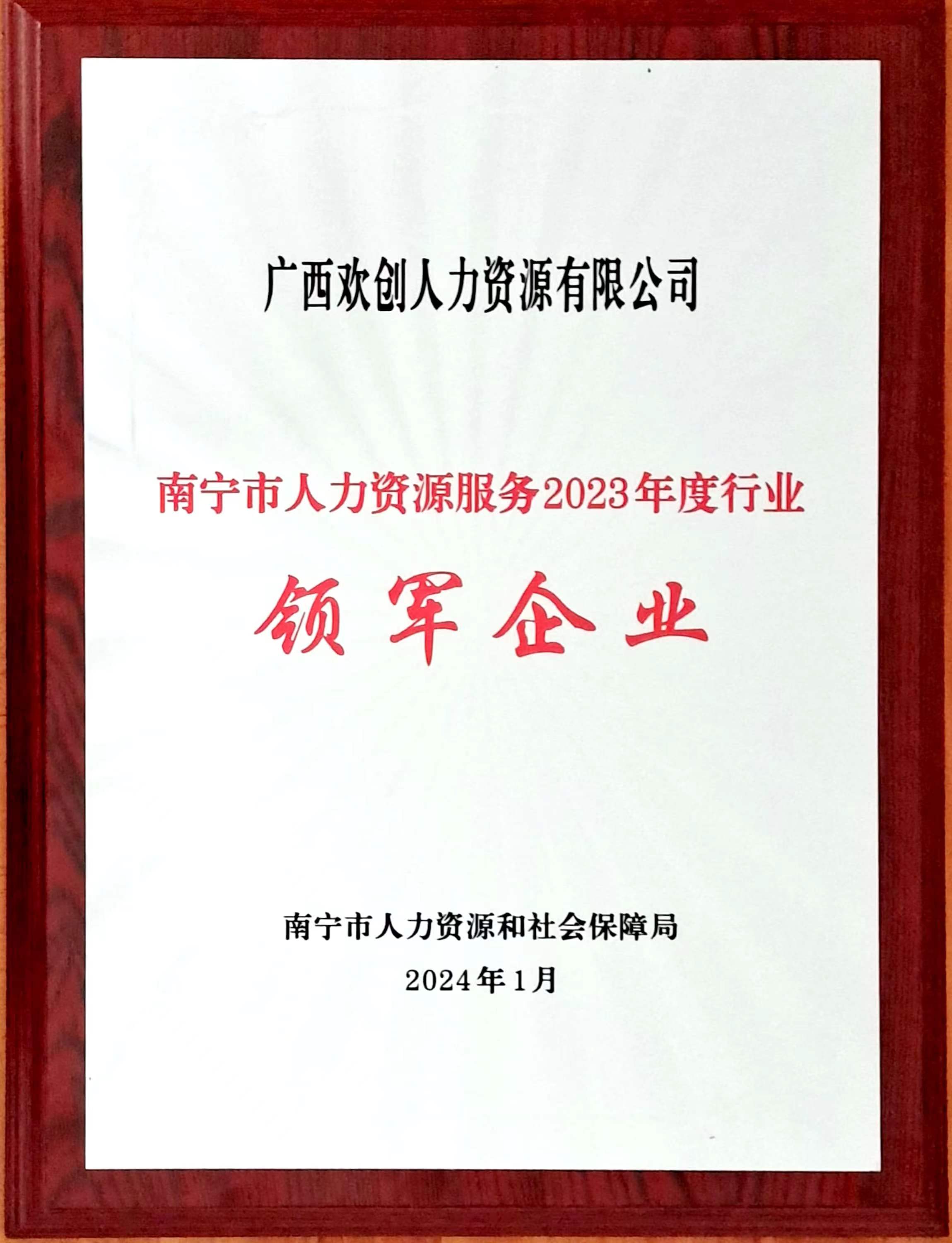 2023年度人力资源行业领军企业（华体会体育（中国）HTH·官方网站人力）.jpg