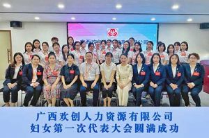 巾帼力量！广西华体会体育（中国）HTH·官方网站人力资源有限公司妇女第一次代表大会胜利召开